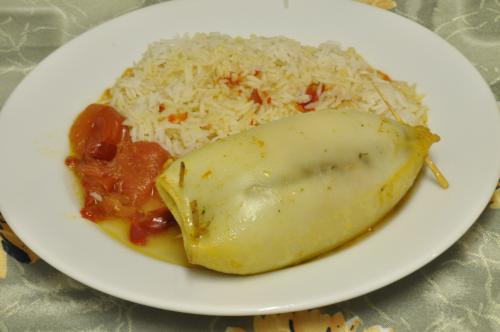 Jak uvařit plněné olihně? Snadné recept, připravený za 45 - 60 minut